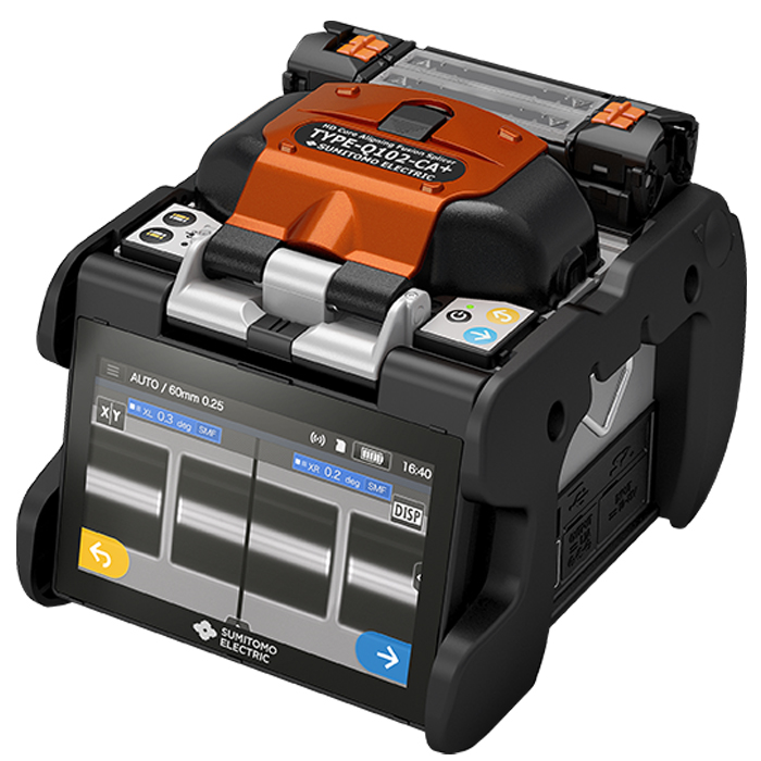 Sumitomo Electric Q102-CA+ Core Aligning Fusion Splicer with FC-6R+ Precision Cleaver Kit from GME Supply