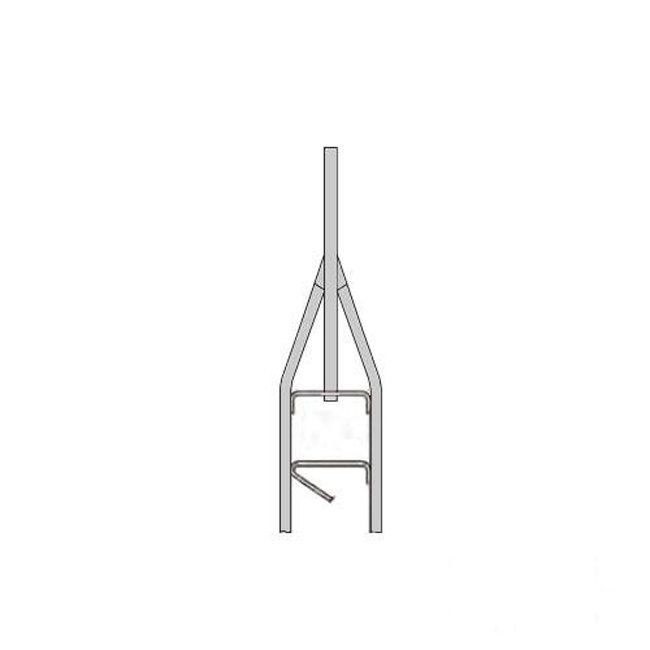 Rohn 25G Standard Top Tower Section with ID Mounting Pipe from GME Supply