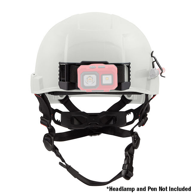 Milwaukee Type 2 Safety Helmet with BOLT Accessory Clips from GME Supply