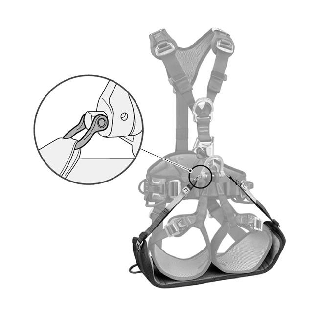 Petzl Shackles for ASTRO and SEQUOIA Harnesses (2 Pack) from GME Supply