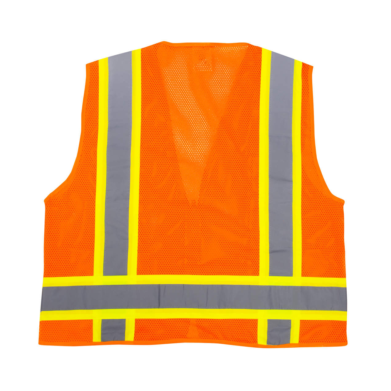 Radians SV6 Two Tone Surveyor Type R Class 2 Mesh Safety Vest Hi-Vis Orange from GME Supply