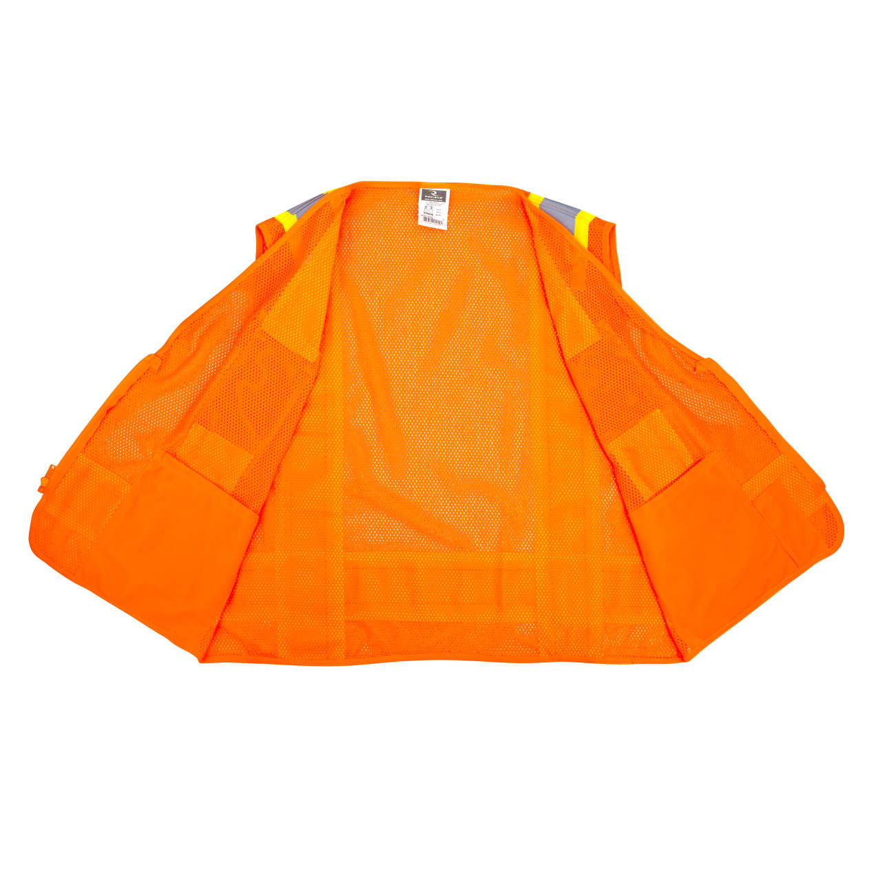 Radians SV6 Two Tone Surveyor Type R Class 2 Mesh Safety Vest Hi-Vis Orange from GME Supply