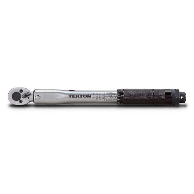 Tekton 1/4 Inch Drive Click Torque Wrench (20-200 in-lbs) from GME Supply