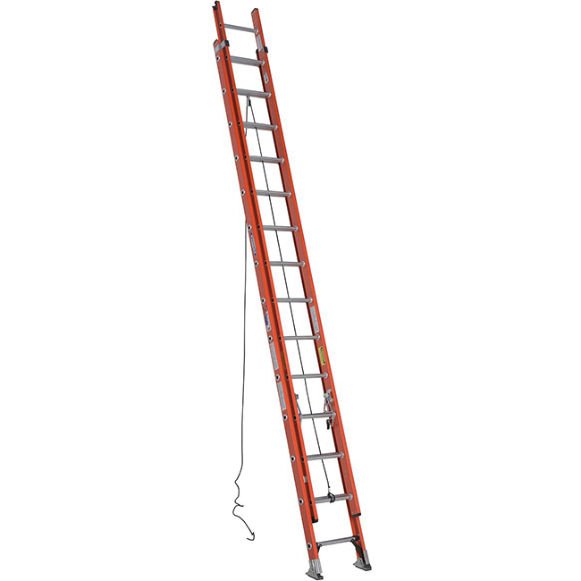 Werner D6200-2 Series Type 1A Fiberglass Extension Ladder from GME Supply