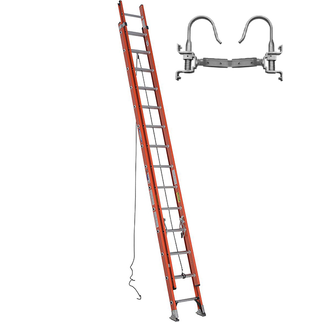 Werner D6200-2 Series Type 1A Fiberglass Extension Ladder from GME Supply