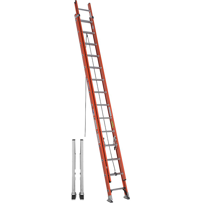 Werner D6200-2 Series Type 1A Fiberglass Extension Ladder from GME Supply