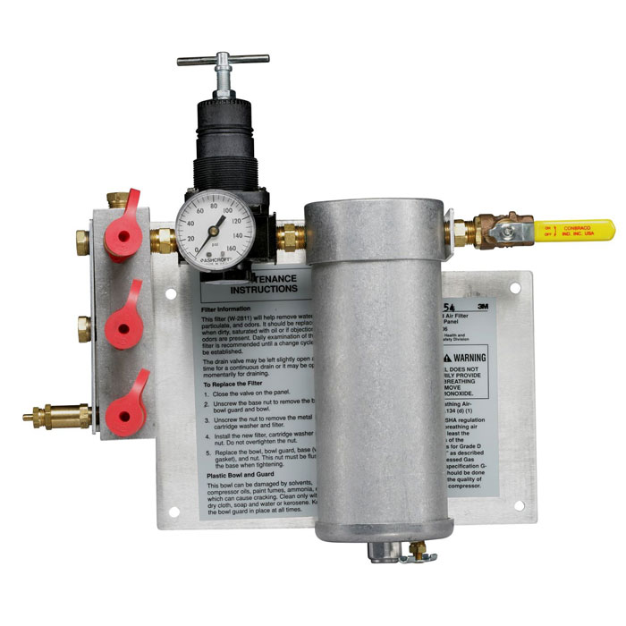 W-2806 3M™ Compressed Air Filter and Regulator Panel from GME Supply