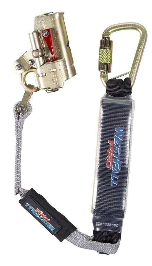 WestFall Pro 5/8 Inch Trailing Rope Grab with Lanyard and Carabiner from GME Supply