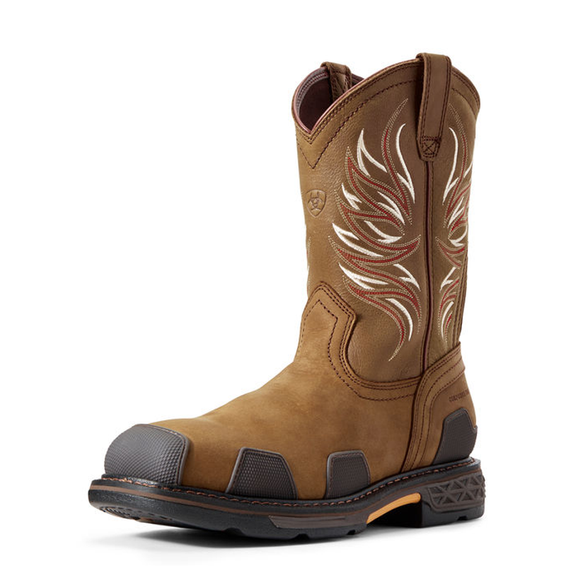 Ariat 10011933 OverDrive Composite Toe Boot in Alamo Brown from GME Supply