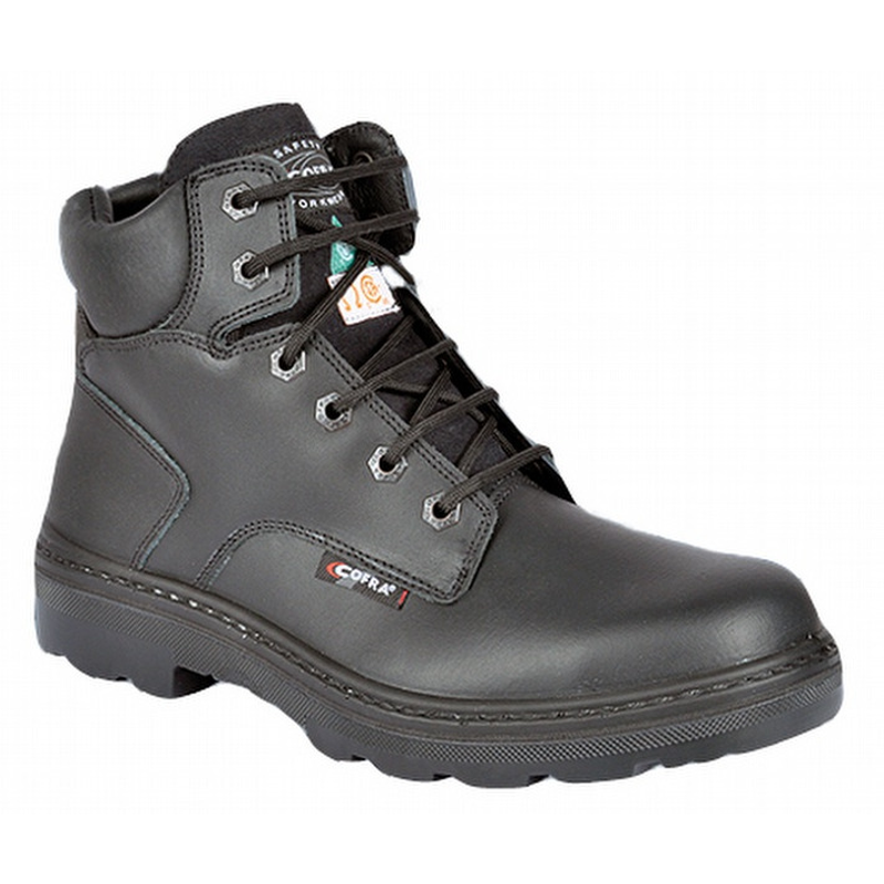 Cofra Leader Black Steel Toe EH PR Frontline Work Boot from GME Supply