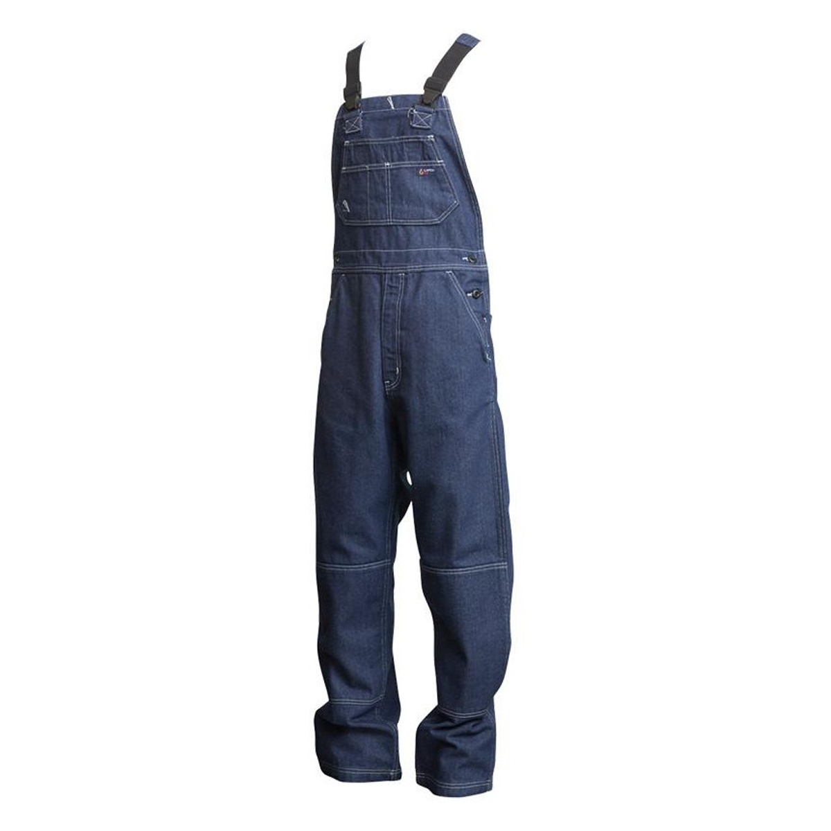 Lapco B13FRDN FR 13oz Medium Blue Denim Bib Overall from GME Supply