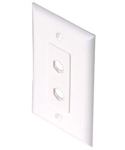 CTS Wall Plate Blank Double White from GME Supply