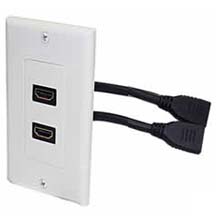 Steren HDMI Wall Plate (Dual) from GME Supply