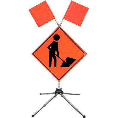 Dicke Safety Folding Traffic Sign from GME Supply